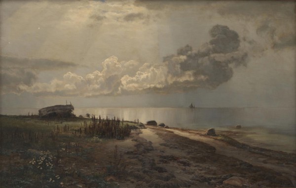Strand, 1889. Creator: Janus Andreas Bartholin la Cour.