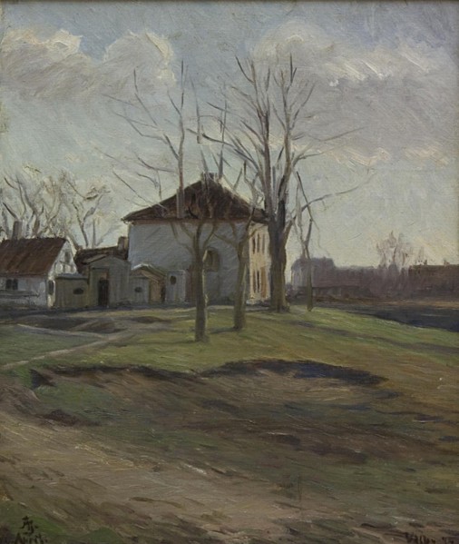 A Farm in Valby, near Copenhagen, 1894. Creator: Albert Gottschalk.
