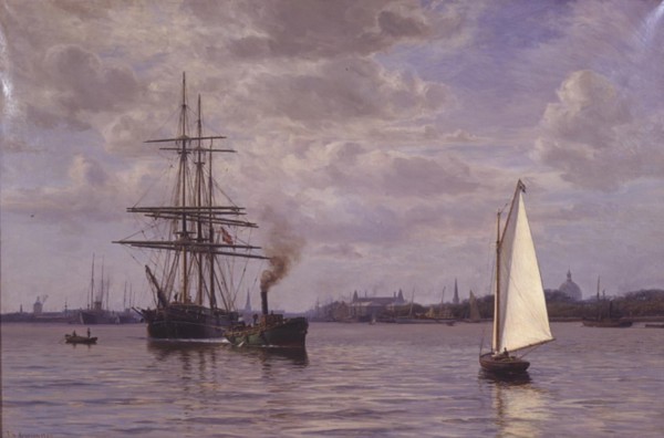 Copenhagen roads, 1905. Creator: Vilhelm Arnesen.