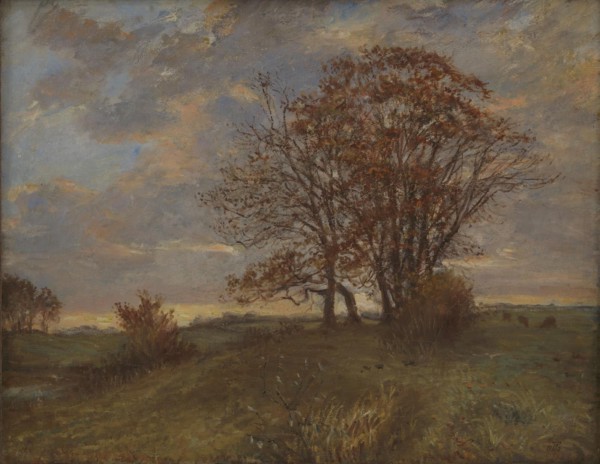A Landscape near Borup, Zealand. Evening, 1908. Creator: Theodor Esbern Philipsen.