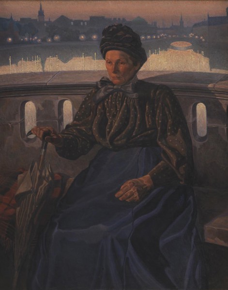 The Artist's Mother, 1908. Creator: Edvard Weie.