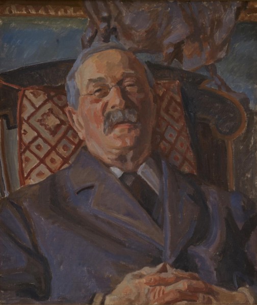 Maleren Theodor Philipsen, 1919. Creator: Peter Hansen.