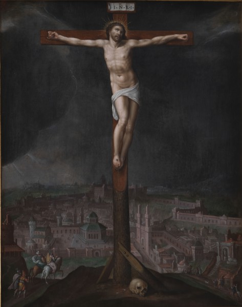 Christ on the Cross, 1549-1598. Creator: Gillis Mostaert.