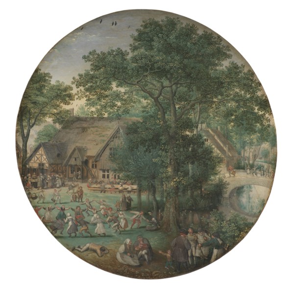 Peasant Wedding. The Wedding Dance in the open Air, 1574. Creators: Lucas van Valckenborch, Pieter Bruegel the Elder.