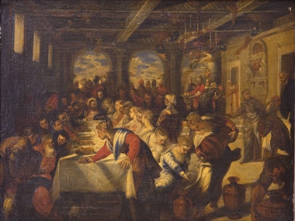 The Marriage at Cana, 1579-1625. Creators: Johannes Rottenhammer the elder, Jacopo Tintoretto.