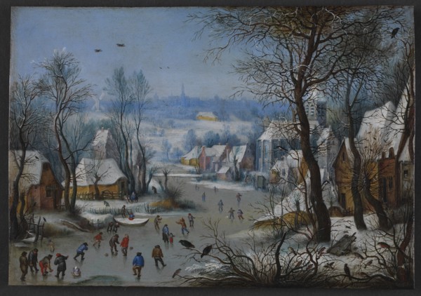 Winter Scenery, 1600-1614. Creator: Bruegel the Elder, Pieter, after (1526-1569).