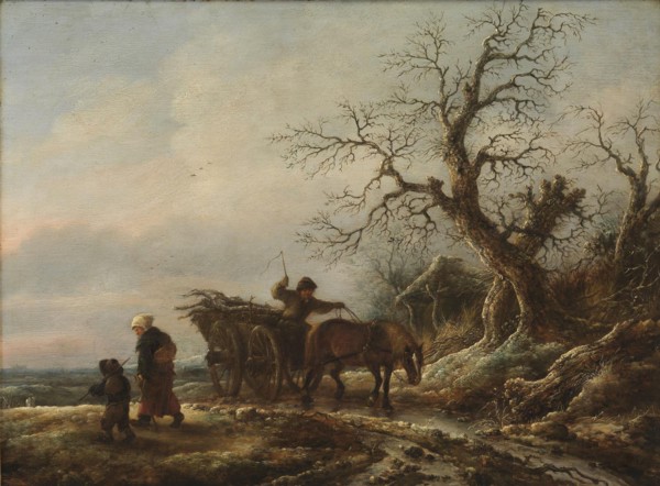 A Winter Scene, 1636-1649. Creator: Isaac van Ostade.