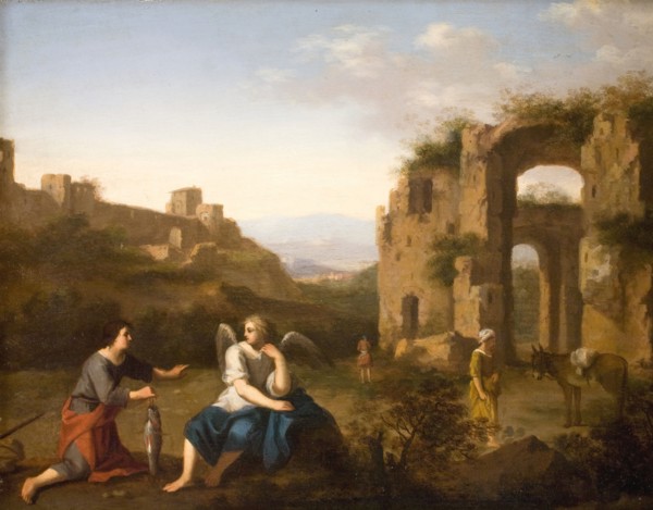 Tobiah and the Angel, 1645-1680. Creator: Toussaint Gelton.