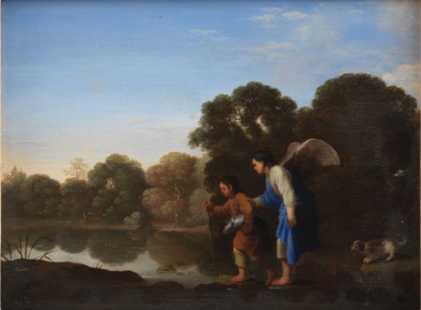 Young Tobiah and the Angel, 1645-1680. Creator: Toussaint Gelton.