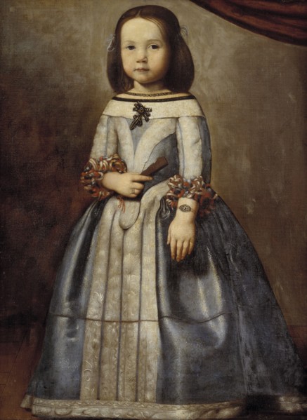 Portrait of Laura Chigi, 1646-1679. Creators: Alessandro Da Farnese Mattia, Francisco de Zurbaran.