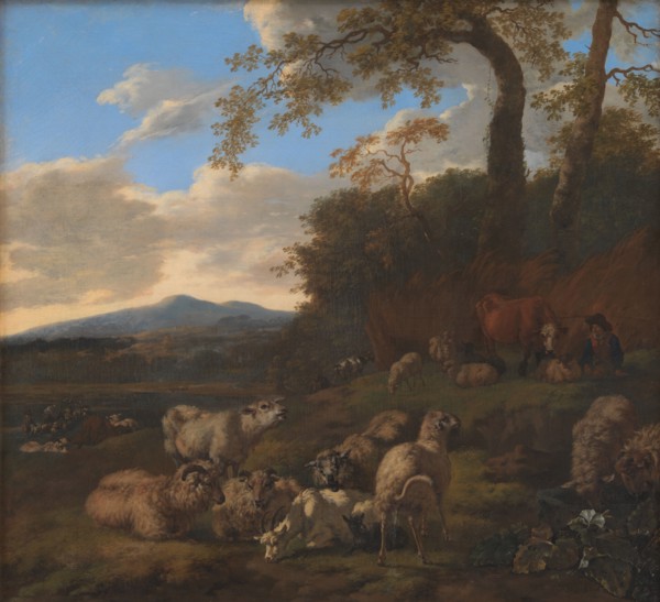 The Flock of Sheep, 1661. Creator: Jacob van der Does the Elder.