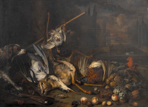 Game and Fruit, 1690-1721. Creator: Dirk Valkenburg.