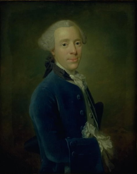 Portrait of State Counsellor Johan Henrik Kirchhoff, 1726-1763. Creator: Johan Horner.