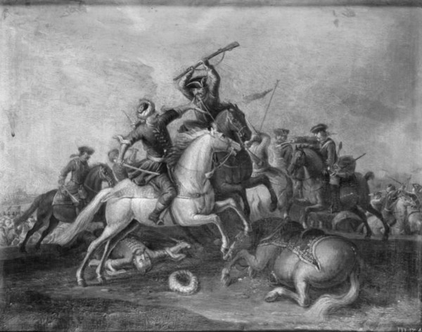 The Death of the Bassa of Anatolia, 1738-1741. Creator: Dismar Degen.