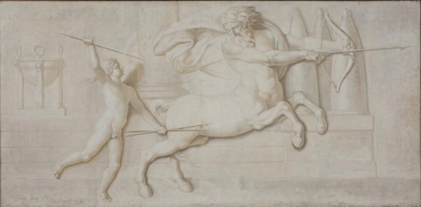 Achilles and the Centaur Cheiron, 1794-1798. Creator: Nicolai Abraham Abildgaard.