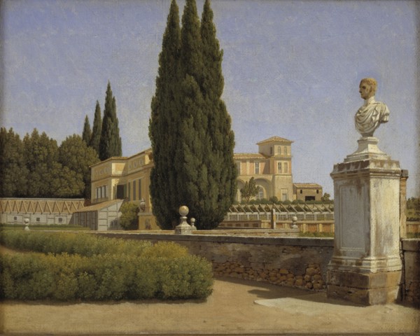 Villa Albani seen from the Garden, Rome, 1814-1816. Creator: CW Eckersberg.