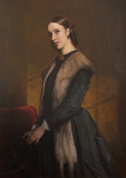 The author Emma Kraft, 1834-1881. Creator: Elisabeth Baumann.