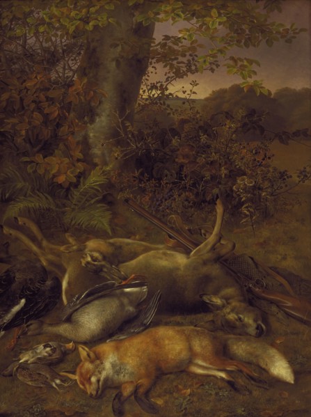 Dead game, 1846. Creator: Johan Laurentz Jensen.