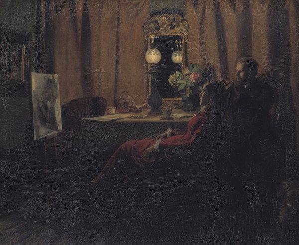 Appraising the Day's Work, 1883. Creator: Anna Kirstine Ancher.
