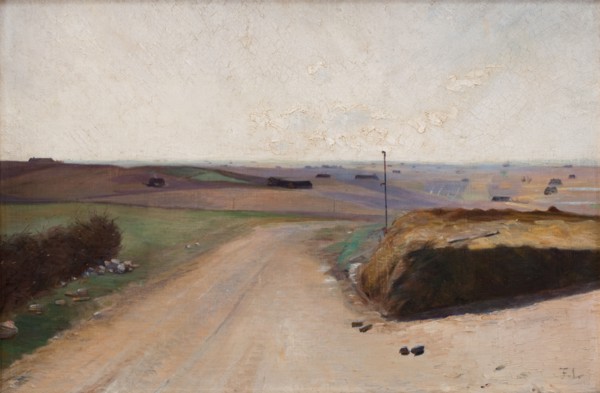 Landscape, Island of Mors, Jutland, 1893. Creator: Fridolin Johansen.
