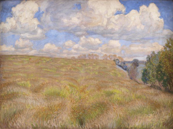 A Field of Waving Rye, 1894. Creator: Peter Hansen.