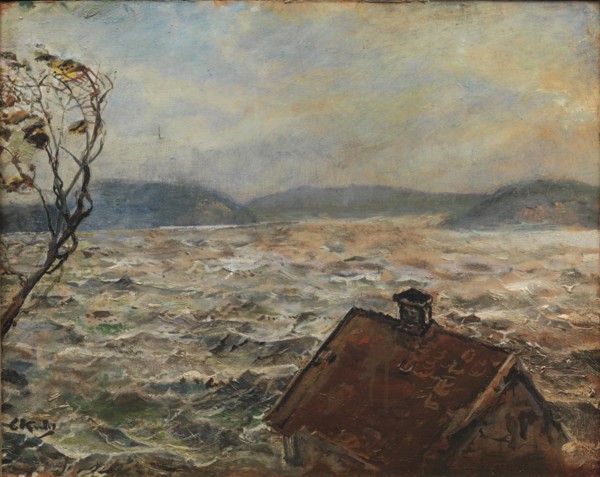 View from Bjelkeviken, 1920-1925. Creator: Christian Krohg.