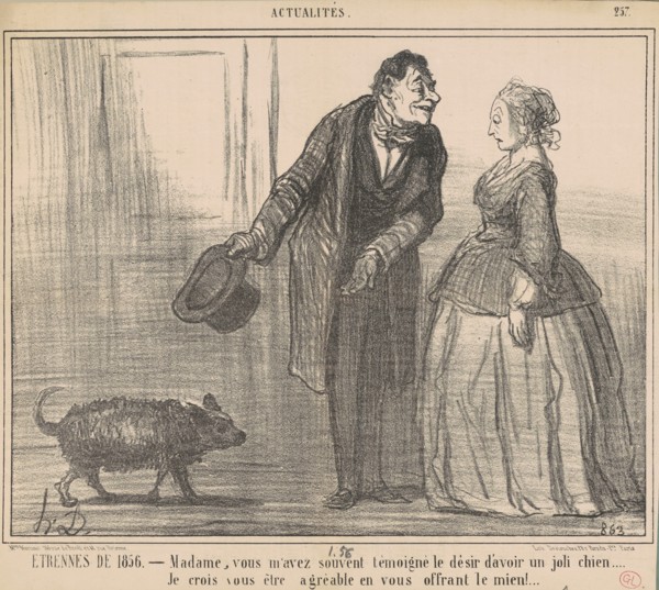 Etrennes de 1856 ..., 19th century. Creator: Honore Daumier.