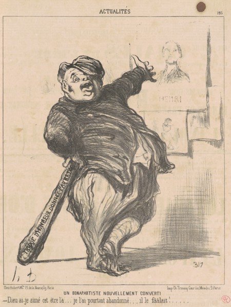 Un Bonapartiste nouvellement converti, 19th century. Creator: Honore Daumier.