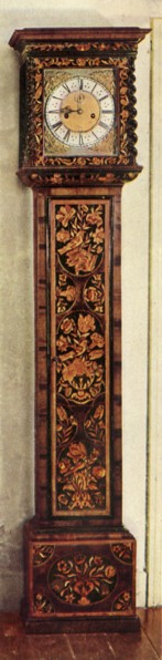 'Early Long-Case Clocks - Second-and-a-quarter clock in inlaid marqueterie case', 1947. Creator: Unknown.