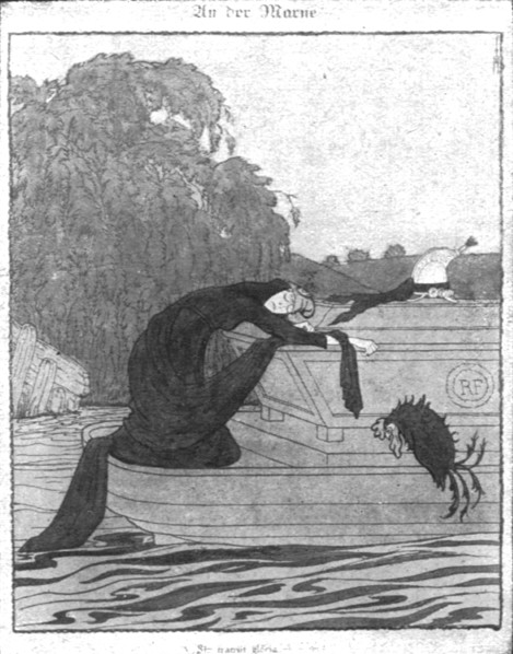 'Prevoyance; La prevoyance en defaut. La couverture de "Simplicissimus" du 25 juin 1918', 1918. Creator: Thomas Theodor Heine.