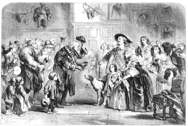 The Twelfth-Night Wassail-Bowl, 1856.  Creator: Sir John Gilbert.