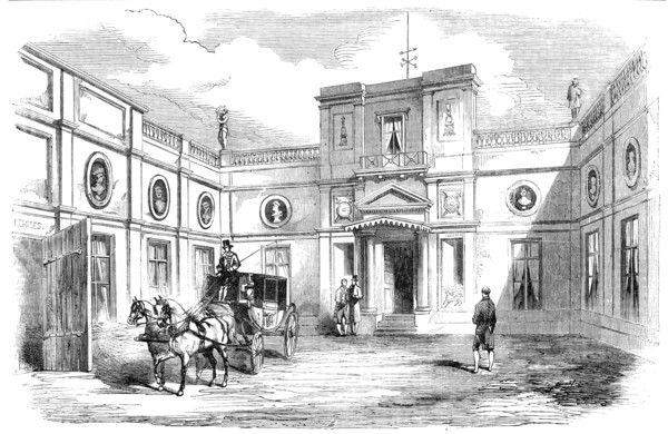 Residence of the Earl of Clarendon, at Paris, 1856.  Creator: Unknown.