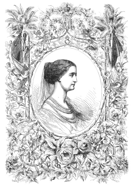 Her Imperial Majesty the Empress of the French, 1856.  Creator: W Thomas.