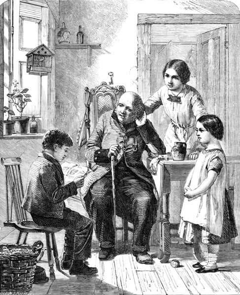 From Our Own Correspondent - painted by W. Hemsley, 1856.  Creator: Harvey Orrin Smith.