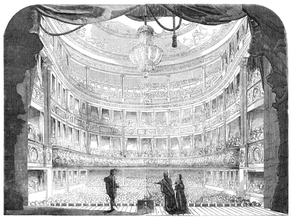 The Royal Italian Opera, Lyceum, 1856.  Creator: Unknown.