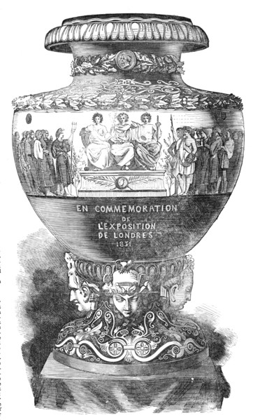 Sevres Vase presented to H.R.H. Prince Albert by His Imperial Majesty the Emperor of the French, 185 Creator: Unknown.