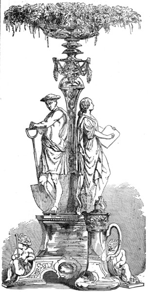 Testimonial presented to Mr. C. A. Saunders, Great Western Railway, 1856.  Creator: Unknown.