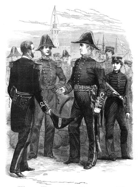 The New Naval Uniforms, 1856.  Creator: Unknown.