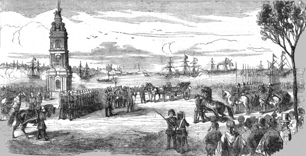 'Preparations for the Reception of Prince Napoleon at Constantinople', 1854. Creator: Unknown.