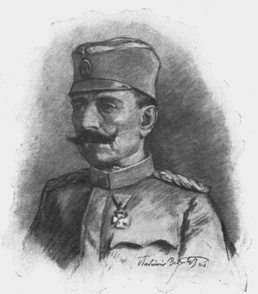 'Le general Petar Bolovitch, successeur du voivode Putni', 1916. Creator: Vladimir Betzitch.