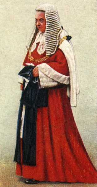 'Lord Chief Justice of England', 1937. Creator: Unknown.