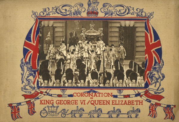 'The King and Queen Leaving Buckingham Palace', 1937. Creator: Photochrom Co Ltd of London.