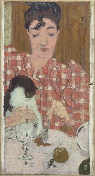 Le Corsage à carreaux (The Chequered Blouse), 1892. Creator: Bonnard, Pierre (1867-1947).