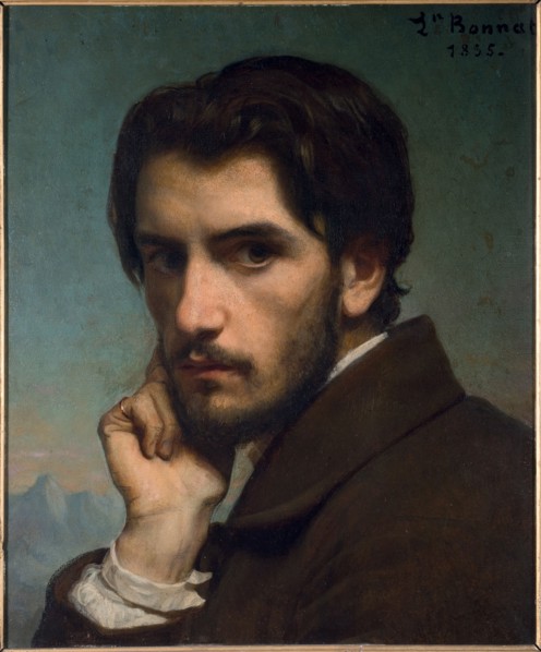 Self-portrait, 1855. Creator: Bonnat, Léon (1833-1922).