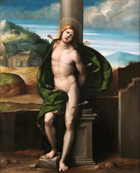 Saint Sebastian, ca 1521-1525. Creator: Garofalo, Benvenuto Tisi da (1481-1559).
