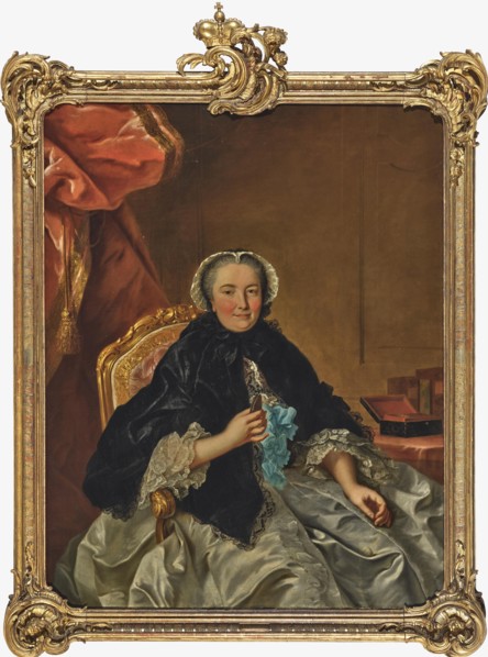 Countess Palatine Caroline of Nassau-Saarbrücken (1704-1774). Creator: Tischbein, Johann Heinrich, the Elder (1722-1789).