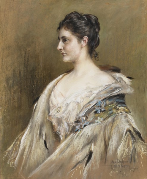 Portrait of Duchess Maria Immakulata of Württemberg, Archduchess of Austria (1878-1968). Creator: Dahmen, Amelie (1866-1941).
