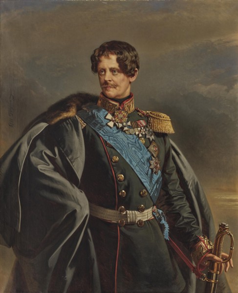 Portrait of Duke Eugen of Württemberg (1788-1857), 1859. Creator: Lauchert, Richard L. (1823-1869).