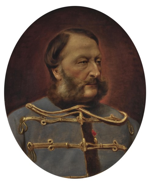 Portrait of Duke August of Saxe-Coburg and Gotha-Koháry (1818-1881). Creator: Anonymous.