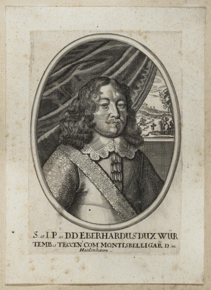 Portrait of Eberhard III, Duke of Württemberg (1614-1674). Creator: Kilian, Philipp (1628-1693).